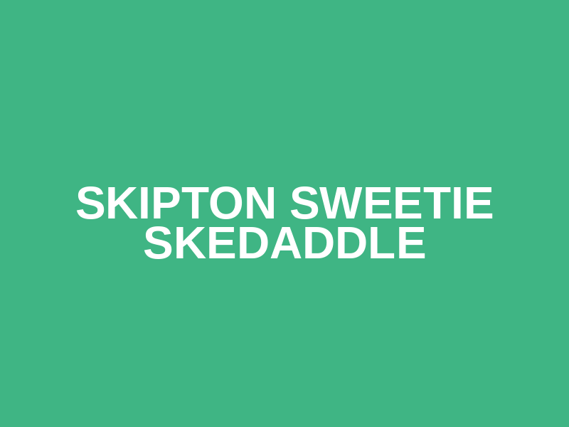 Skipton Sweetie Skedaddle Logo