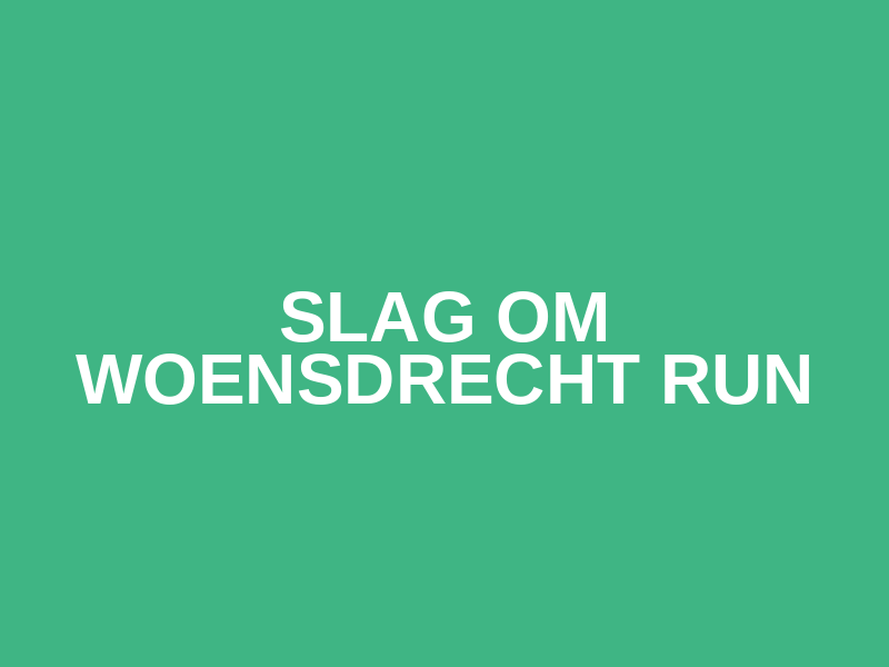 Slag om Woensdrecht Run Logo