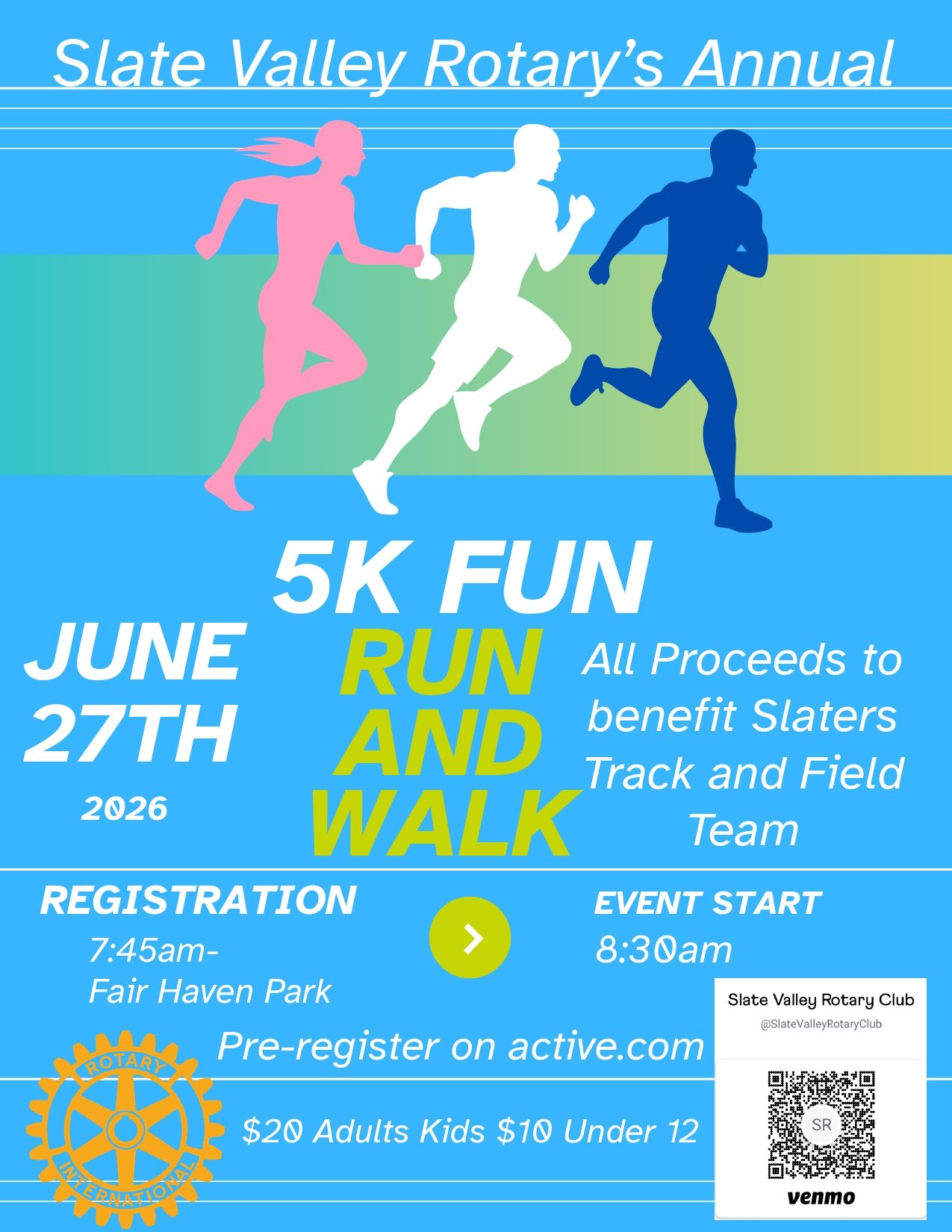 Slate Valley Rotary's 5K Run