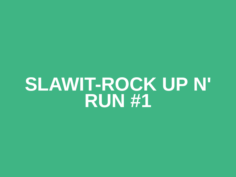 Slawit-Rock up n' Run #1 Logo