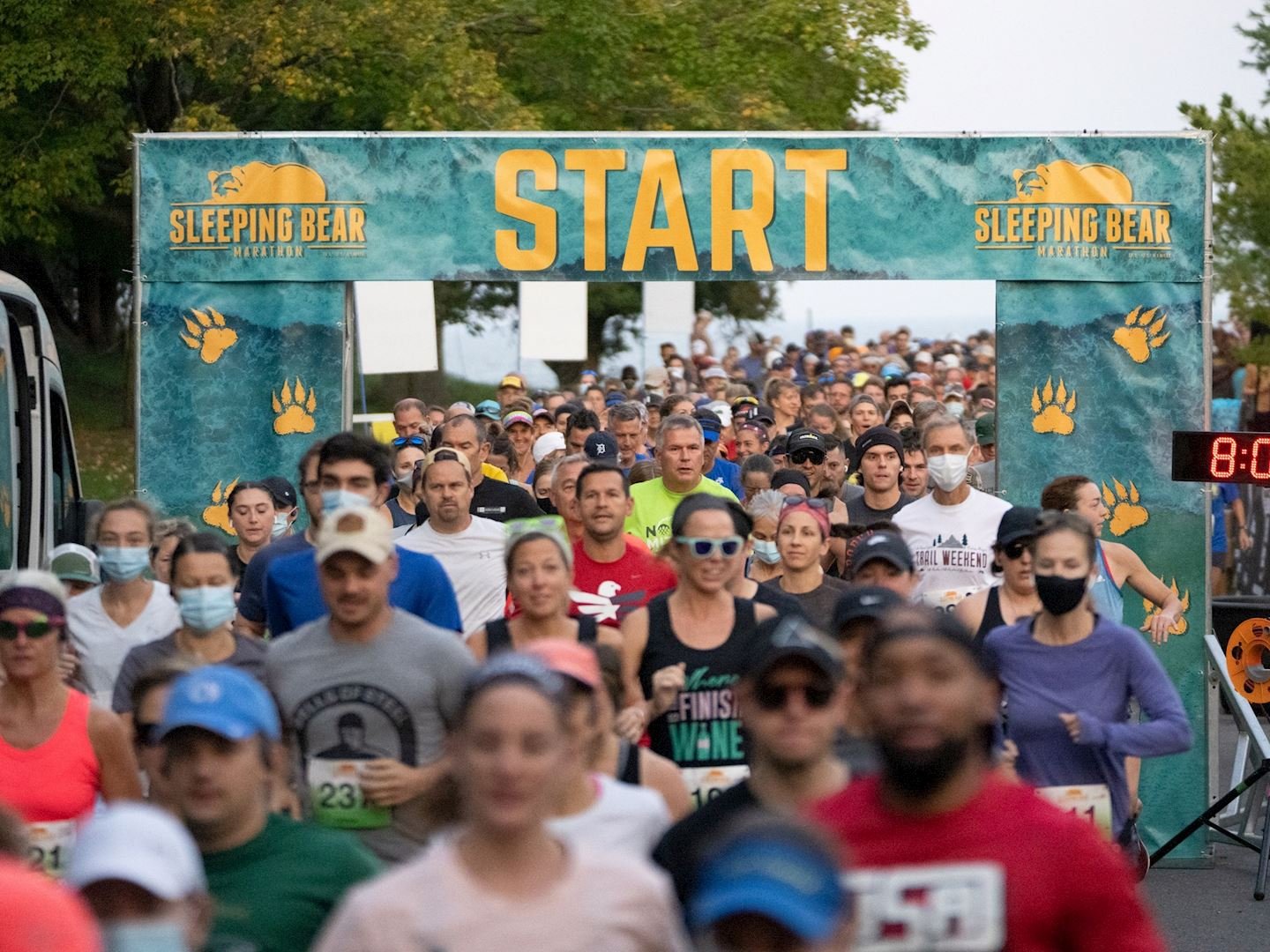 Sleeping Bear Marathon, Half Marathon & 5K Logo