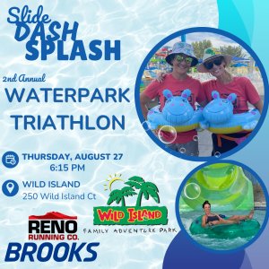 Slide-Splash Water Park Triathlon Logo