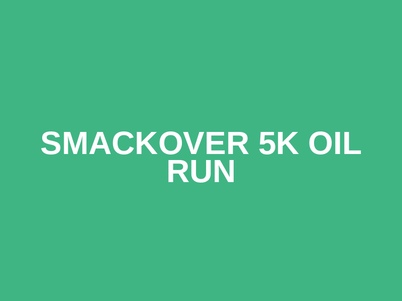Smackover 5K Oil Run Logo