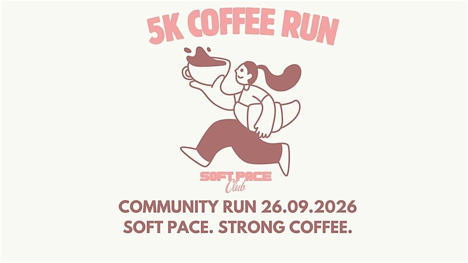 SOFT PACE CLUB by Sabrina Sterntal – Community Run 5K #02 Logo
