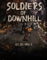 SOLDIERS OF DOWNHILL (Luge, Skateboarding) {Freeride & Race} Logo