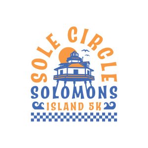 Sole Circle - 2nd Annual Solomons Island 5k Logo