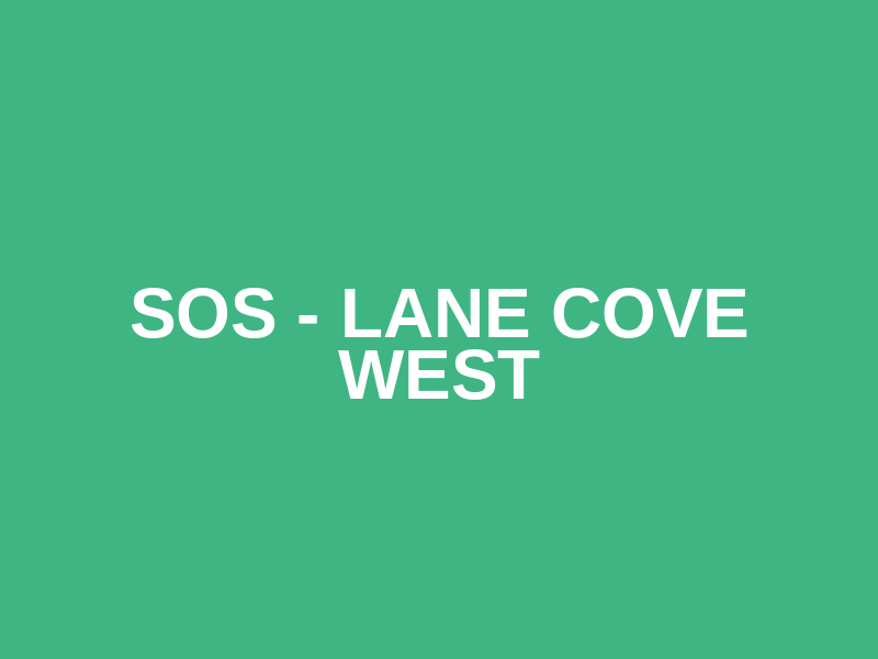 SOS - Lane Cove West Logo