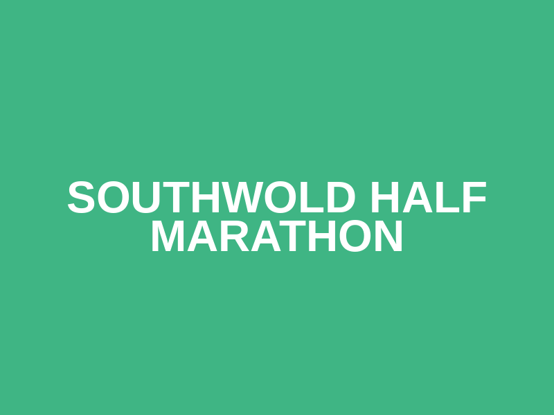 Southwold Half Marathon Logo