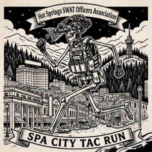 Spa City Tac run 5k Logo