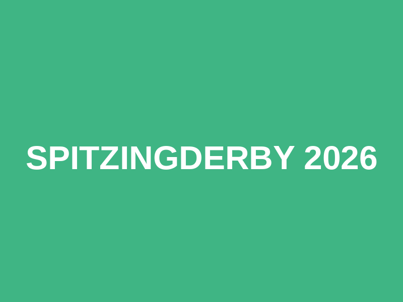 Spitzingderby 2026