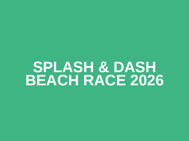 Splash & Dash Beach Race 2026 Logo