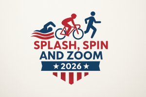 Splash, Spin and Zoom -2026 Super Sprint Logo