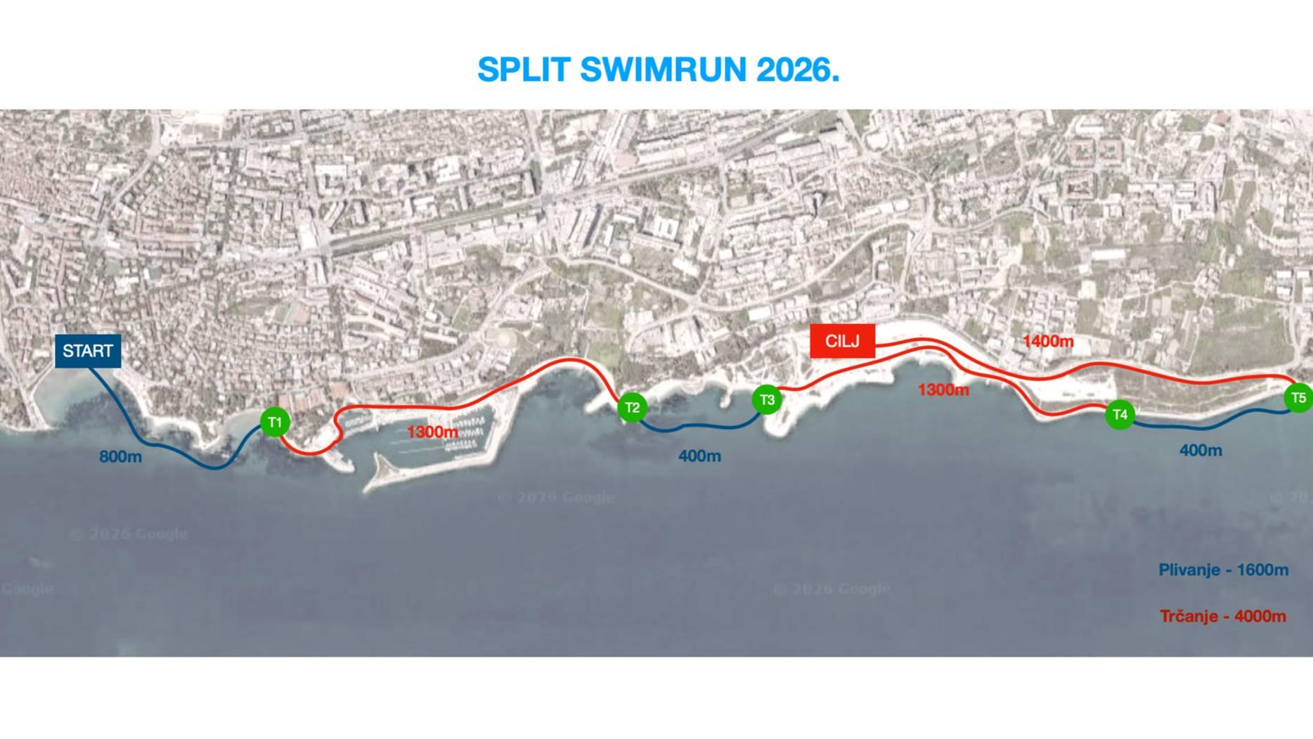 Split Swimrun 2026. Logo
