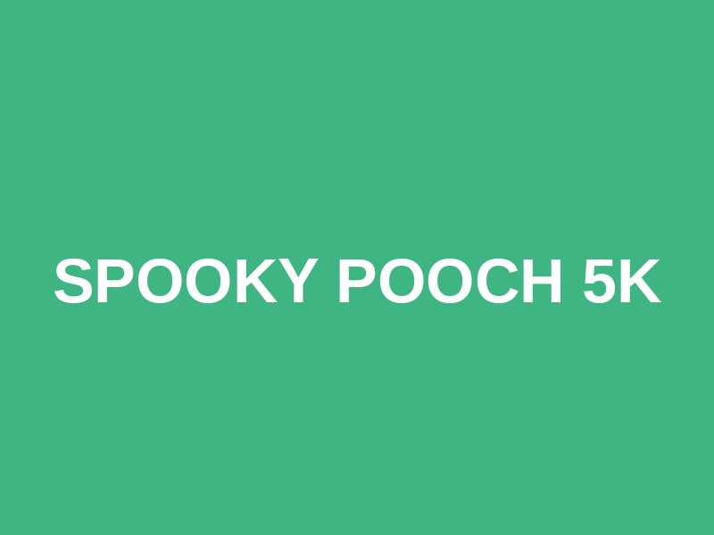 Spooky Pooch 5K Logo