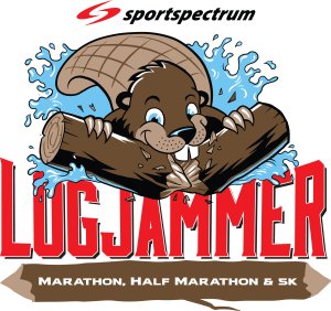 Sportspectrum's Log Jammer Marathon, Half Marathon & 5K Logo
