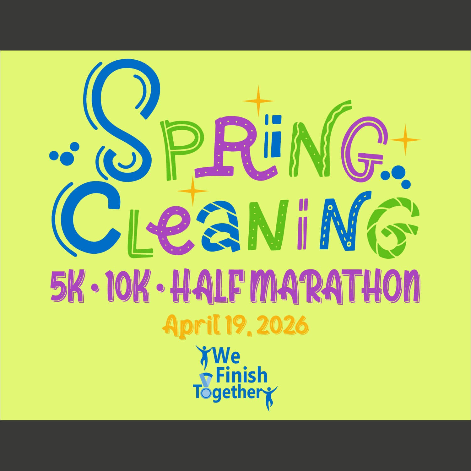 Spring Cleaning 5k, 10k & Half Logo