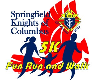 Springfield VA Knights of Columbus 5K Fun Run and Walk Logo