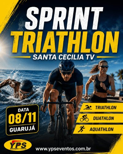 SPRINT TRIATHLON SANTA CECÍLIA TV - ETAPA 4 Logo