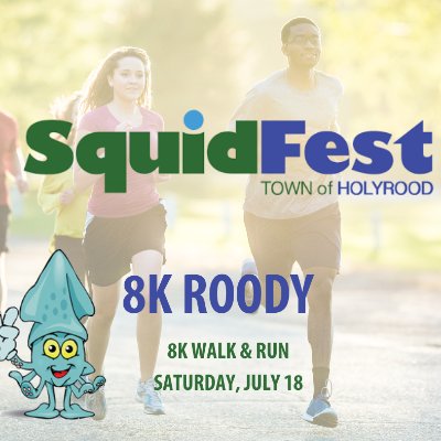 SquidFest 8K Roody Logo