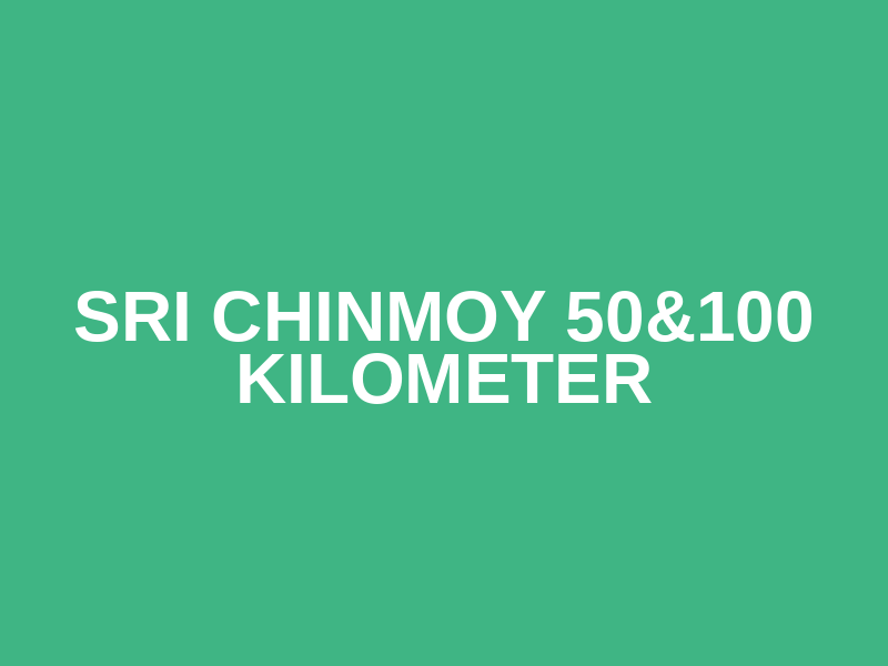 Sri Chinmoy 50&100 kilometer Logo