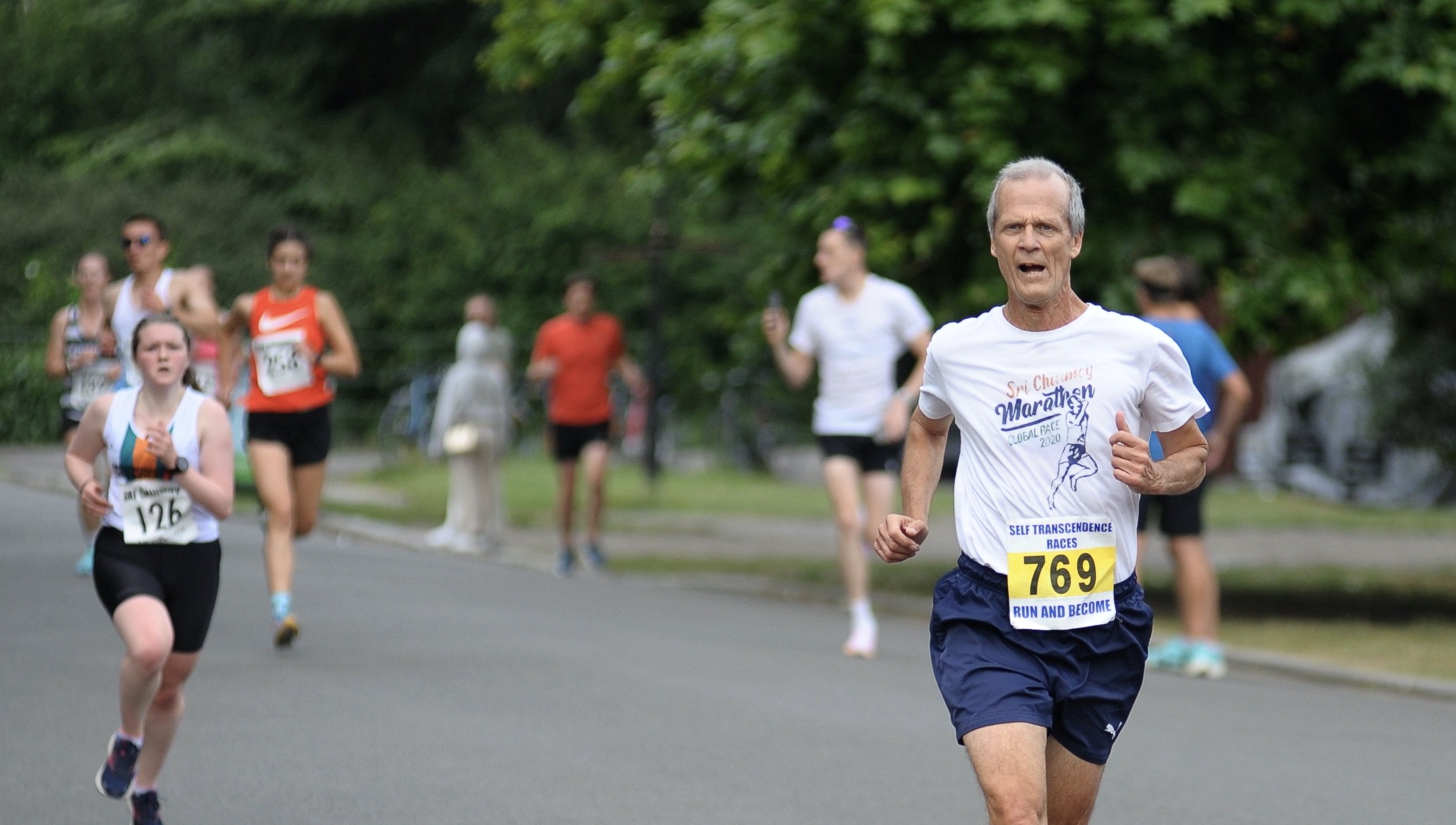 Sri Chinmoy 5K Races in Battersea Park Logo