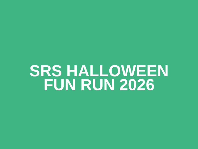 SRS Halloween Fun Run 2026 Logo