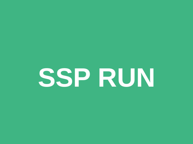 SSP Run Logo