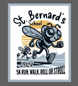 St. B's Black Fly 5K Run, Walk, Roll or Stroll Logo