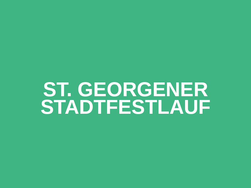 St. Georgener Stadtfestlauf Logo
