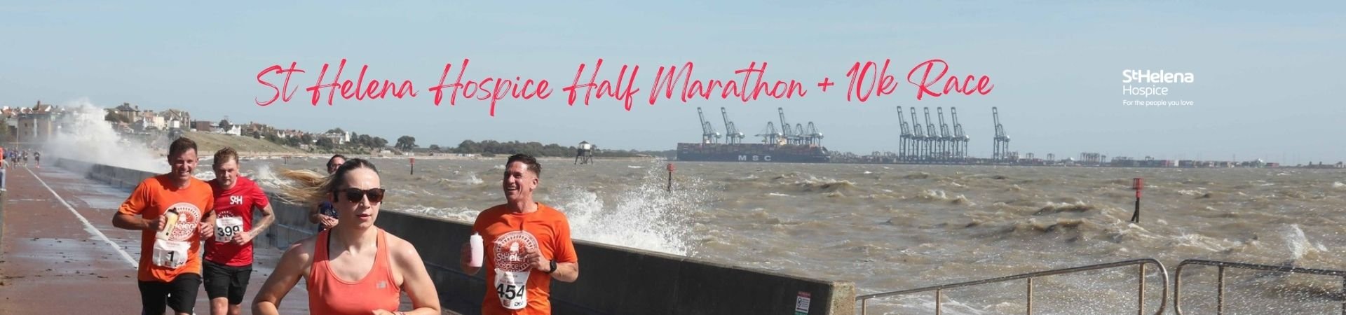 St Helena Hospice Half Marathon & 10k Logo