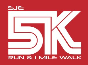 St. John the Evangelist 5K and 1 Mile Fun Run/Walk Logo