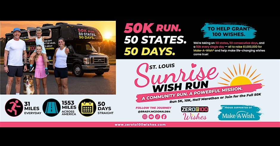 St. Louis Sunrise Wish Run | Free Community Run