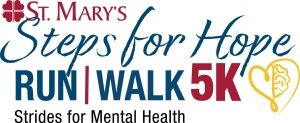 St. Mary's Steps for Hope 5K Run/Walk and Kids Obstacle Course Logo
