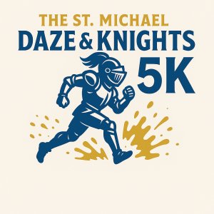 St. Michael Daze and Knights 5k and Youth Color Daze Run Logo