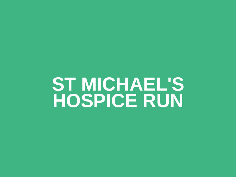 St Michael's Hospice Run Logo