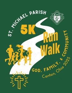 St Michael's Parish Knights of Columbus 5K Logo