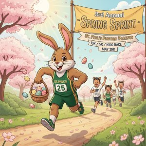 St. Paul's Spring Sprint 5k/10k Logo