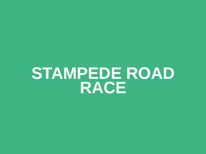 Stampede Road Race Logo