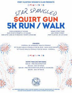 Star Spangled Squirt Gun Run 5k Logo