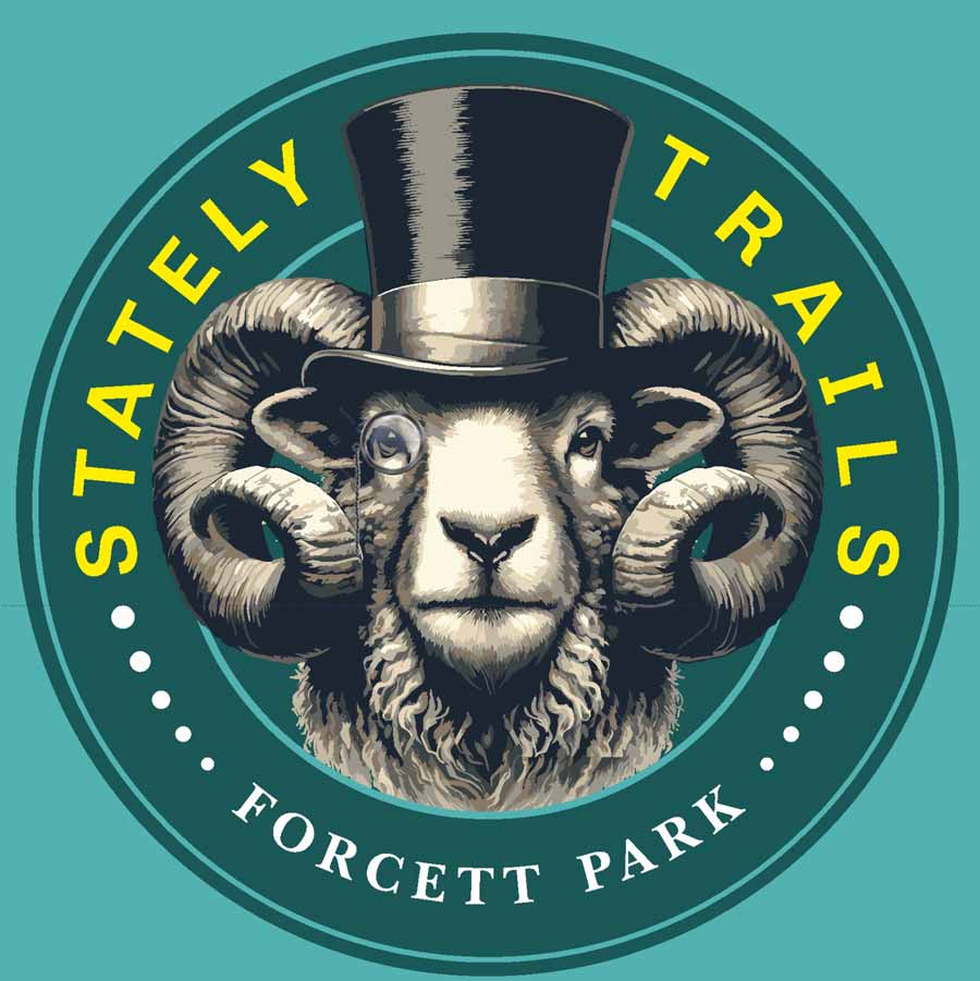Stately Trails: Forcett Park Logo