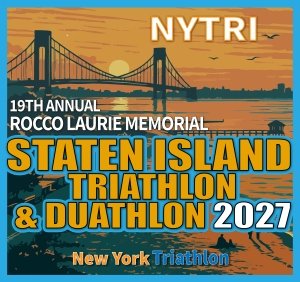 19th Annual Rocco Laurie Memorial  Staten Island Triathlon/Duathlon Logo