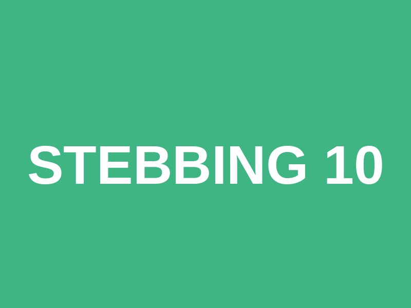 Stebbing 10 Logo