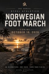 Steel Athletics Norwegian Foot March Logo
