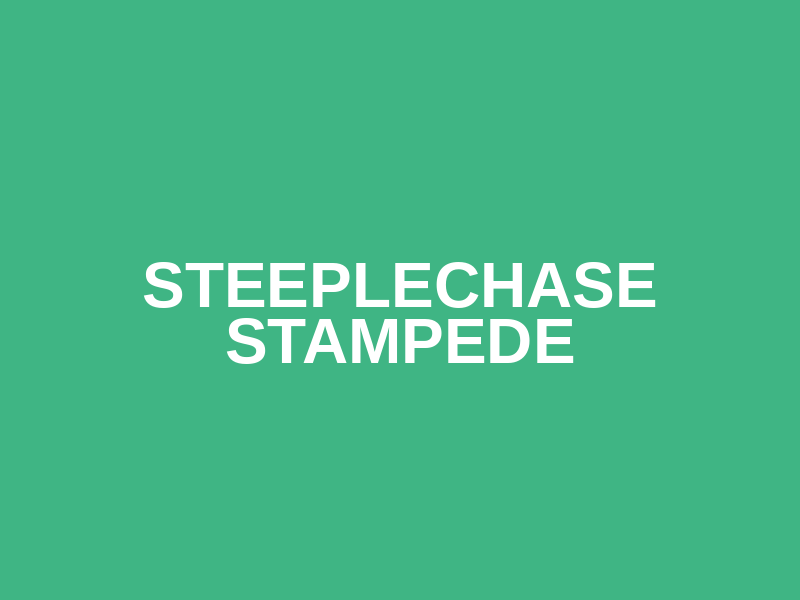 Steeplechase Stampede Logo