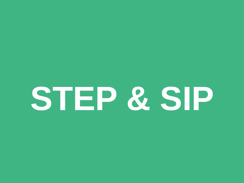 Step & Sip Logo