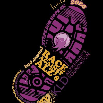 Steps for Hope: Race Against Alzheimer's Logo