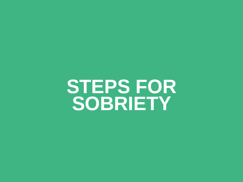 Steps For Sobriety Logo