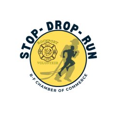 Stop Drop and Run Half Marathon & 2- Person Relay 5k/10K Logo