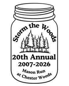 Storm the Woods - Mason Run at Chester Woods Logo