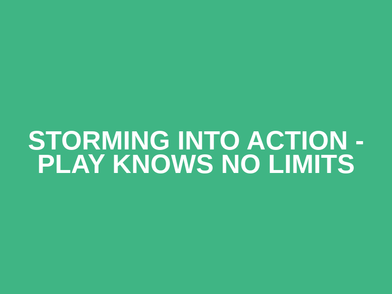 Storming Into Action - Play Knows No Limits